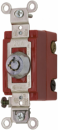 Industrial Grade Locking Switch, 20A 120/277V AC, 4.06 Inch x 1.25 Inch x 2.02 Inch