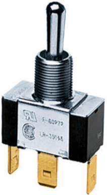 Momentary Single Pole Double Throw Panel Mount Switch, 10A 250V, 2.15 Inch x 0.56 Inch x 1.12 Inch