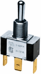 Momentary Single Pole Double Throw Panel Mount Switch, 10A 250V, 2.15 Inch x 0.56 Inch x 1.12 Inch