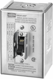 Circuit-Lock NEMA 1 Disconnect Switch, 2-Pole, 30A, Aluminum, 4.52 Inch x 3.2 Inch x 3.15 Inch