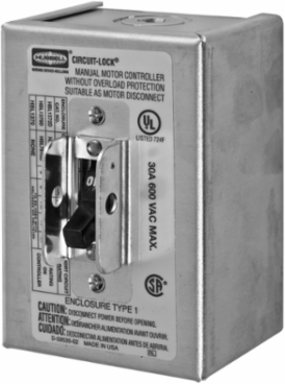 Circuit-Lock® NEMA 1 Toggle Switch Disconnect 3-Pole 30A 600V AC