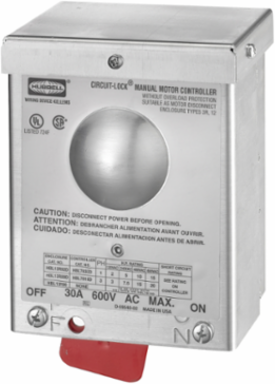 Circuit-Lock NEMA 3R Disconnect Switch, 3-Pole, 30A, Aluminum