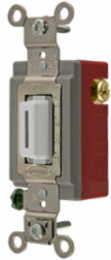 Locking Switch, 20A 120/277V AC, Momentary SPDT, Size 4.06 x 1.31 x 1.89 Inch