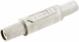 Single Pole Double Female Coupler, 150 Amp, White, 1-Pole, 3.000 Inch Width