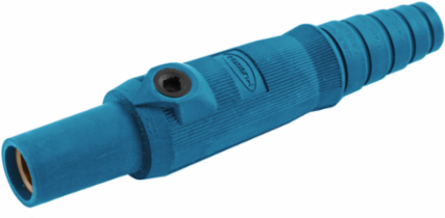 Single Pole Female Plug, 150 Amp, 600V AC, Blue, 2.1 Inch Width