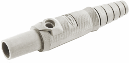 Replacement Female Plug Body with 150 Amp Rating, White, 0.750 Inch Width