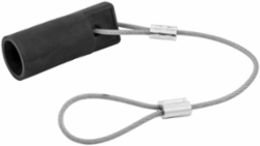 Single Pole Female Device Cap, 150 Amp, Black, 5-1/4 Inch Width