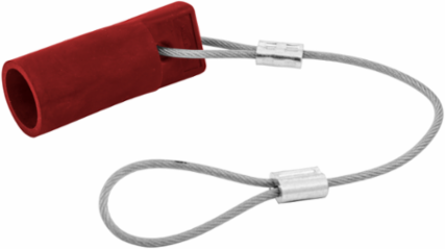 Female Device Cap, 150 Amp Series, Red, 5.500 Inch Width