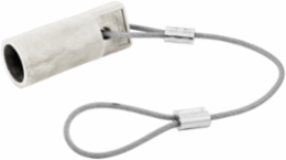 150 Amp Single Pole Female Device Cap, White, 1 Inch Width