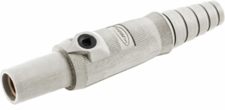 Female Plug, 150 Amp, 1-Pole, 600V AC/DC, White