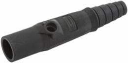 Replacement Male Plug Body, 150 Amp, Black, 0.700 Inch