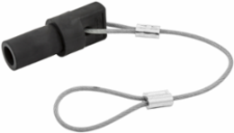 Male Device Cap, 150 Amp, Black, 6 Inch Width, 600V Rating