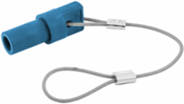Male Device Cap 150 Amp, 5.5 Inch Width, Blue
