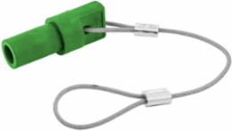 Male Protective Cap, 150 Amp, Green, 5.500 Inch Width, 600V AC/DC
