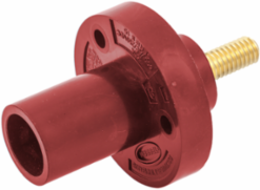 Male Inlet Receptacle, 1-Pole, 150 Amp, Threaded Stud Termination, 600V AC
