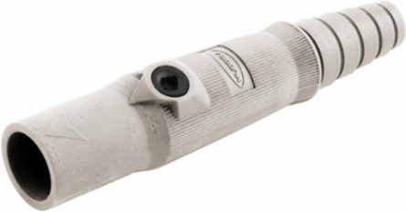150 Amp Male Plug, White, 600V AC, Insulgrip Housing