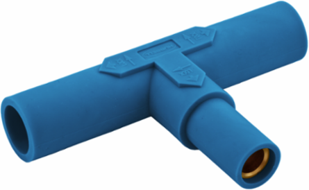 Single Pole Paralleling Tee, 150 Amp, 4.4 Inch Width, Blue
