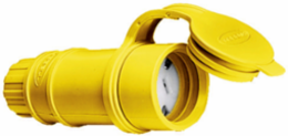 Elasto-Grip Watertight Female Connector, 2-Pole 3-Wire, 15A 125V