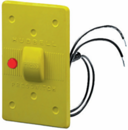 Weatherproof Electrical Switch, 1-Gang FS Mount, 15A/20A, Yellow
