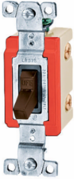 Industrial Grade Toggle Switch, 15A 347V AC, 4.06 Inch x 1.3 Inch x 1.86 Inch