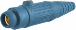 High Ampacity Products, Single Pole,Series 18, Female Plug, 300A 600V AC/DC Max, Blue