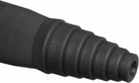 High Ampacity Products, Single Pole,Series 18, Female Plug, 400A 600V AC/DC Max, Black