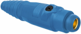 High Ampacity Products, Single Pole,Series 18, Female Plug, 400A 600V AC/DC Max, Blue