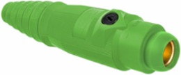 High Ampacity Products, Single Pole,Series 18, Female Plug, 400A 600V AC/DC Max, Green