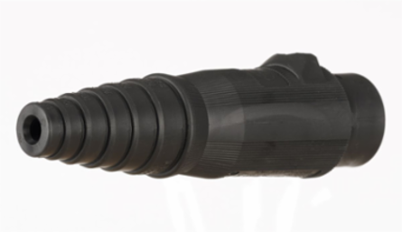 High Ampacity Products, Single Pole,Series 18, Male Plug, 400A 600V AC/DC Max, Black