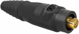 High Ampacity Products, Single Pole,Series 18, Male Plug, 400A 600V AC/DC Max, Black