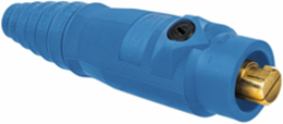 High Ampacity Products, Single Pole,Series 18, Male Plug, 400A 600V AC/DC Max, Blue