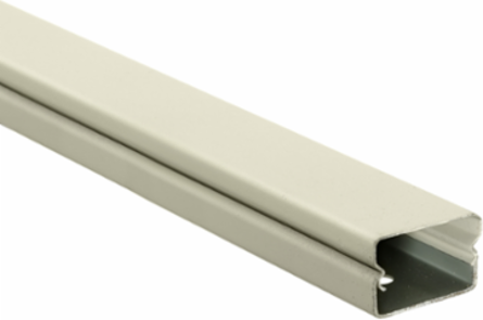 Metal Raceway, 5 Foot Base/Cover, Single Channel, Ivory, NEMA 1 Rating