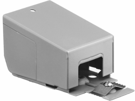 Metal Raceway Large Entrance Fitting, Steel, 4.5 Inch, Gray, Up to 600V AC