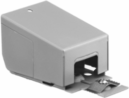 Metal Raceway Large Entrance Fitting, Steel, 4.5 Inch, Gray, Up to 600V AC