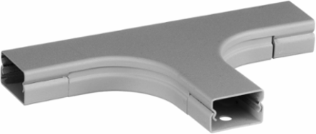 Metal Raceway Large Radius Tee 1-1/2 Inch Bend Radius, Gray