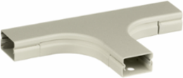 Metal Raceway Large Radius Tee, Ivory, 4.5 Inch Width, 1-1/2 Inch Bend Radius