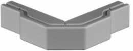 Metal Raceway External Elbow, 1-1/2 Inch Bend Radius, Gray Steel