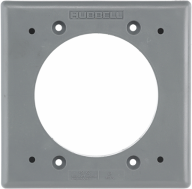 Twist-Lock® Watertight Wall Box Adapter 3.28 Inch x 0.5 Inch x 4.66 Inch