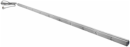 Metal PlugTrak with 10 Receptacles, 15A, 64 Inch, Gray