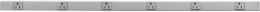 Metal PlugTrak 15A 1 Circuit 6 Receptacles 3 Foot Length Gray