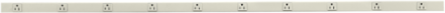 Metal PlugTrak 15A 1 Circuit 10 Receptacle 5 Foot Length Ivory