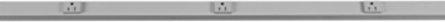 PlugTrak Tamper Resistant 15A 5FT Metal Raceway, 5 Receptacles, Gray