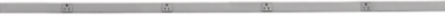 Metal PlugTrak 15A 1-Circuit 4 Receptacles 6 Inch Length Gray