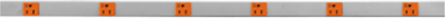 Metal PlugTrak Isolated Ground 15A 6 Receptacle 3 Foot Gray