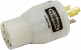 Nylon Convenience Adapter NEMA L5-20P to 5-15R, 15 A