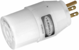 Nylon Convenience Adapter 15A, NEMA 5-15P to L5-15R