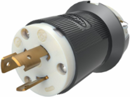 EdgeConnect™ Twist-Lock Male Plug, 20A 125V, 2-Pole 3-Wire