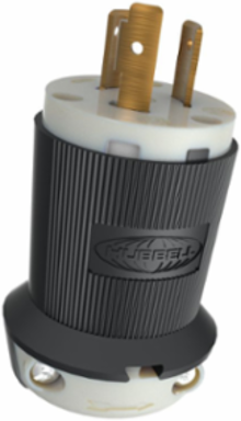 EdgeConnect™ Twist-Lock Male Plug, 20A 125V, 2-Pole 3-Wire