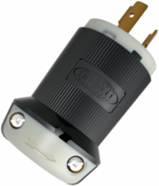 EdgeConnect™ Twist-Lock Male Plug, 20A 125V, 2-Pole 3-Wire