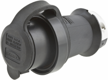 Watertight Twist-Lock Male Plug, 20A 250V, L6-20P, 4.40 Inch Height